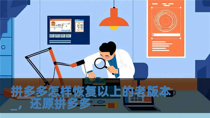拼多多怎樣恢復以上的老版本_，還原拼多多