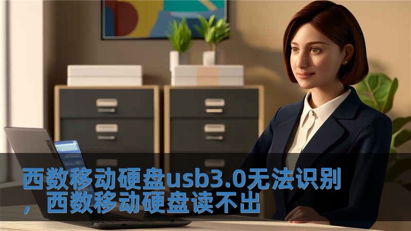 西數移動硬盤usb3.0無法識別，西數移動硬盤讀不出