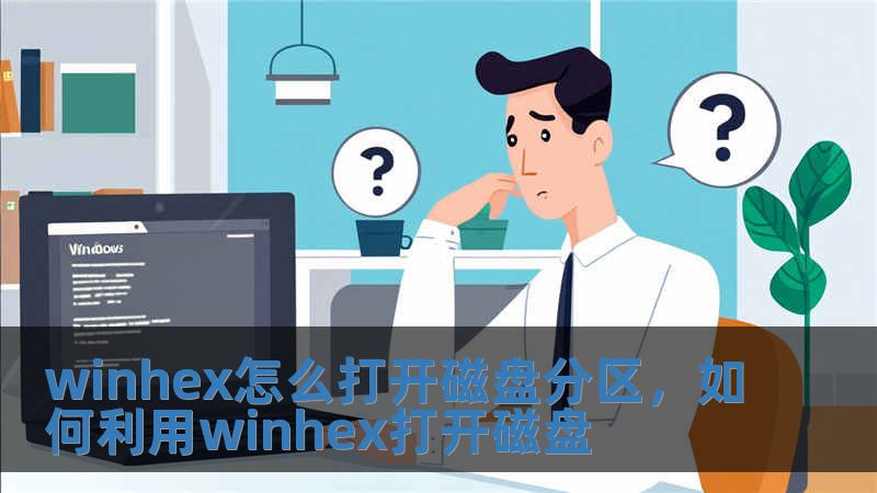 winhex怎么打開磁盤分區(qū)，如何利用winhex打開磁盤