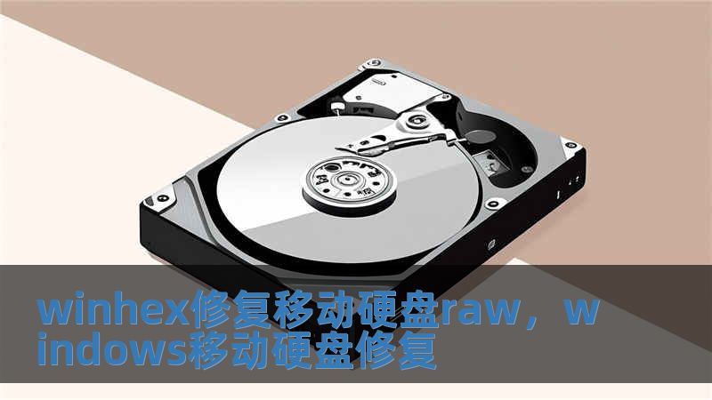 winhex修復移動硬盤raw，windows移動硬盤修復