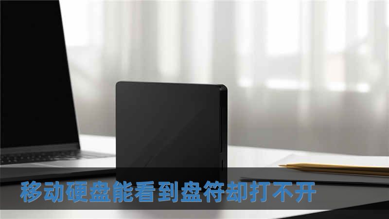 移動硬盤能看到盤符卻打不開