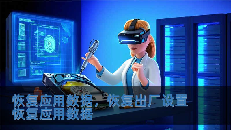 恢復應用數據，恢復出廠設置恢復應用數據