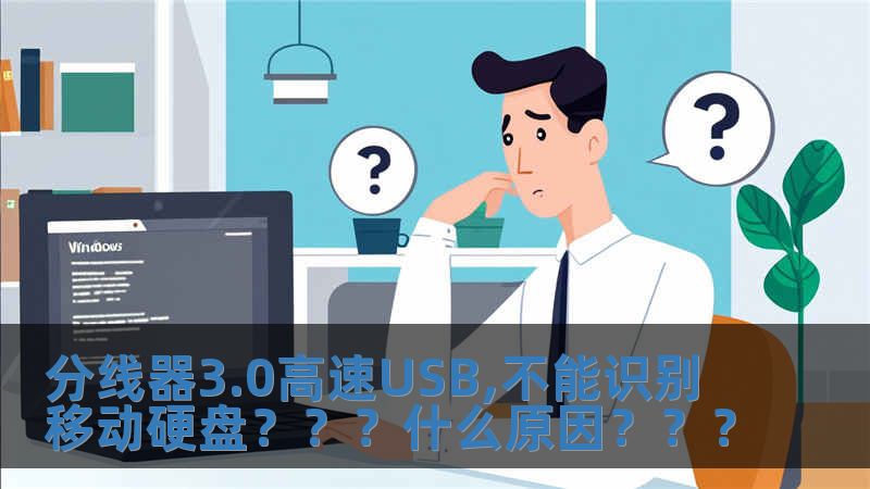 分線器3.0高速USB,不能識別移動(dòng)硬盤？？？什么原因？？？