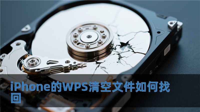 iPhone的WPS清空文件如何找回