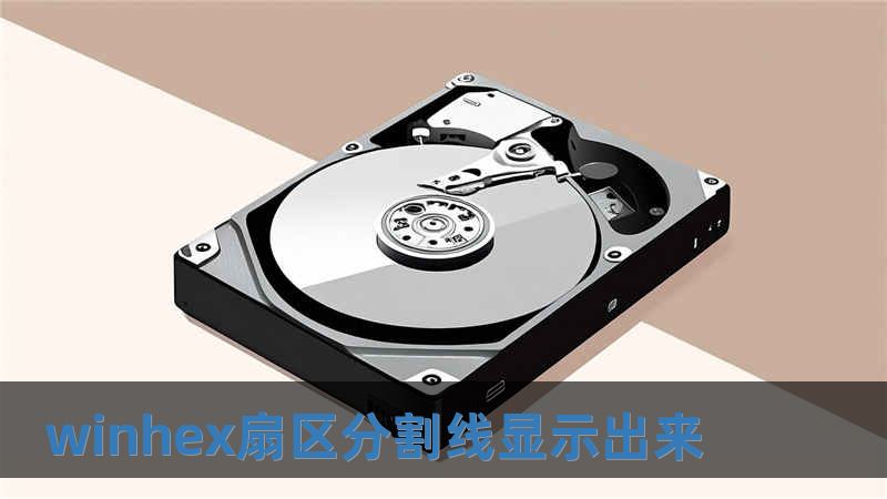 winhex扇區(qū)分割線顯示出來(lái)