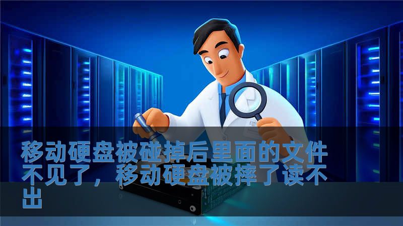 移動硬盤被碰掉后里面的文件不見了，移動硬盤被摔了讀不出