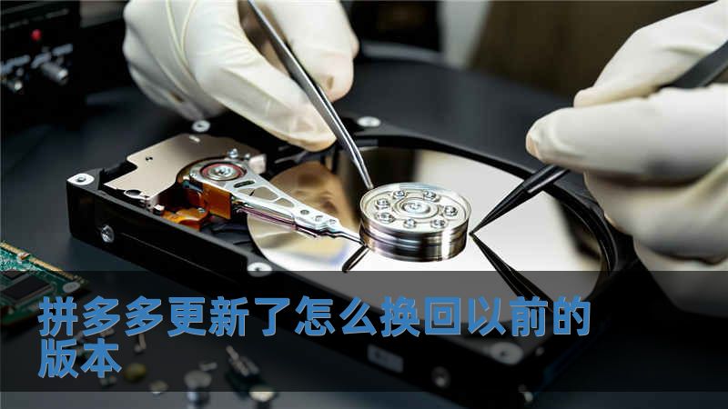 拼多多更新了怎么換回以前的版本