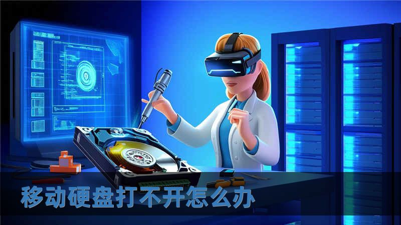 移動硬盤打不開怎么辦