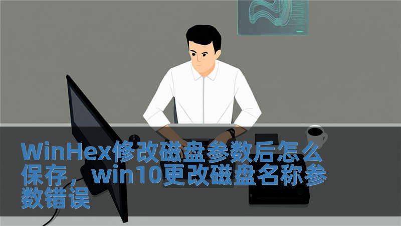 WinHex修改磁盤參數(shù)后怎么保存，win10更改磁盤名稱參數(shù)錯誤