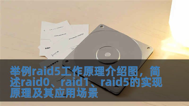 舉例raid5工作原理介紹圖，簡述raid0、raid1、raid5的實現原理及其應用場景