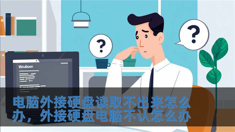 電腦外接硬盤讀取不出來怎么辦，外接硬盤電腦不認怎么辦