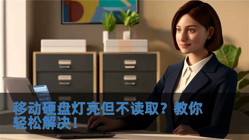 移動(dòng)硬盤燈亮但不讀?。拷棠爿p松解決！