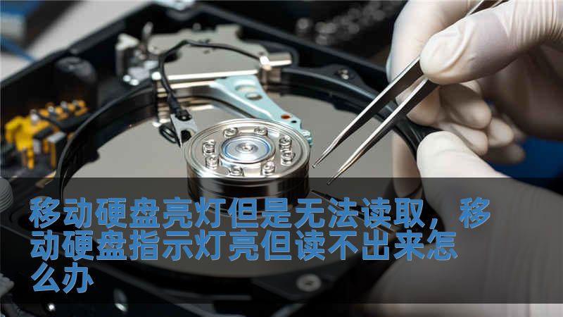 移動硬盤亮燈但是無法讀取，移動硬盤指示燈亮但讀不出來怎么辦