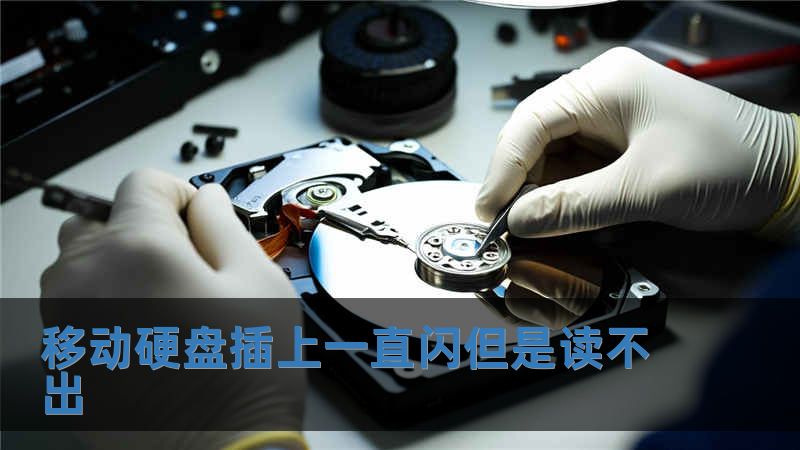 移動硬盤插上一直閃但是讀不出