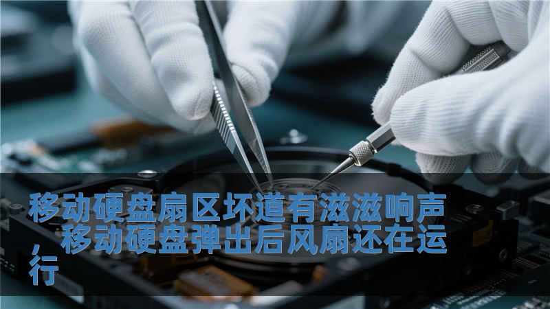 移動硬盤扇區壞道有滋滋響聲，移動硬盤彈出后風扇還在運行