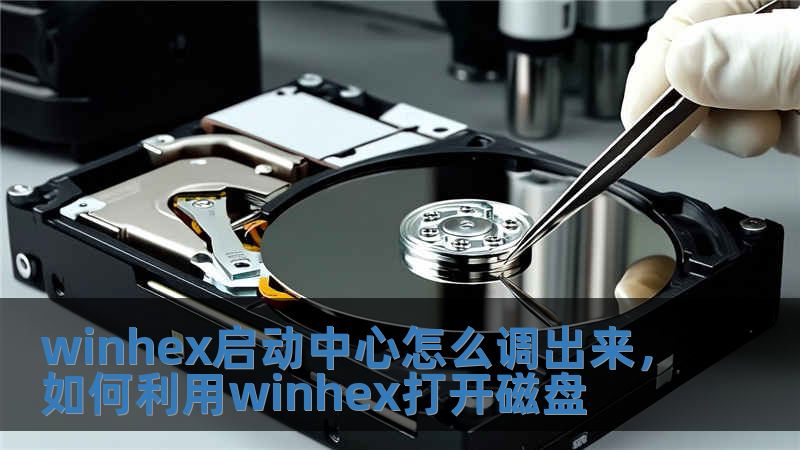 winhex啟動中心怎么調出來，如何利用winhex打開磁盤