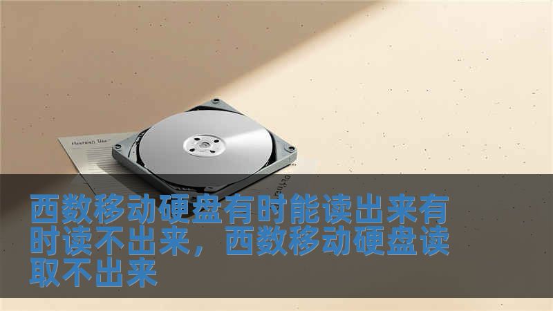 西數移動硬盤有時能讀出來有時讀不出來，西數移動硬盤讀取不出來