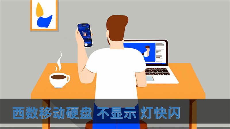 西數移動硬盤 不顯示 燈快閃