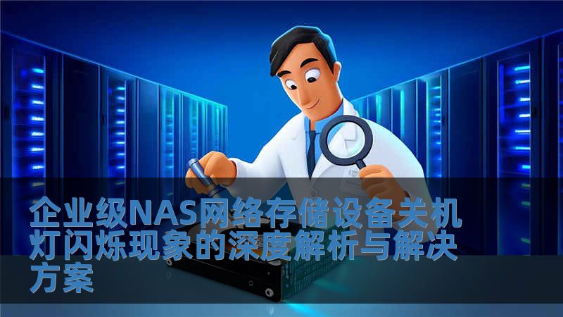 企業級NAS網絡存儲設備關機燈閃爍現象的深度解析與解決方案