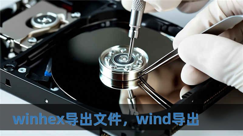 winhex導(dǎo)出文件，wind導(dǎo)出