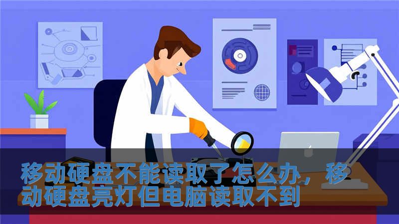 移動(dòng)硬盤(pán)不能讀取了怎么辦，移動(dòng)硬盤(pán)亮燈但電腦讀取不到