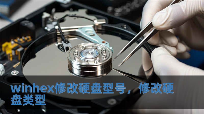 winhex修改硬盤型號，修改硬盤類型