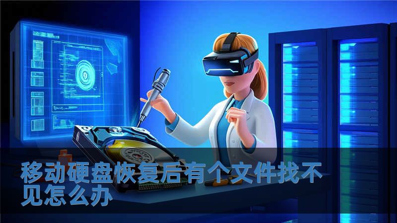 移動(dòng)硬盤恢復(fù)后有個(gè)文件找不見怎么辦