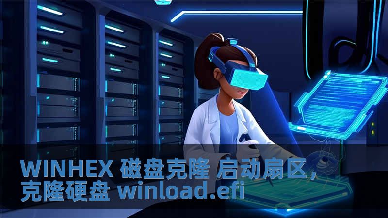 WINHEX 磁盤克隆 啟動扇區，克隆硬盤 winload.efi