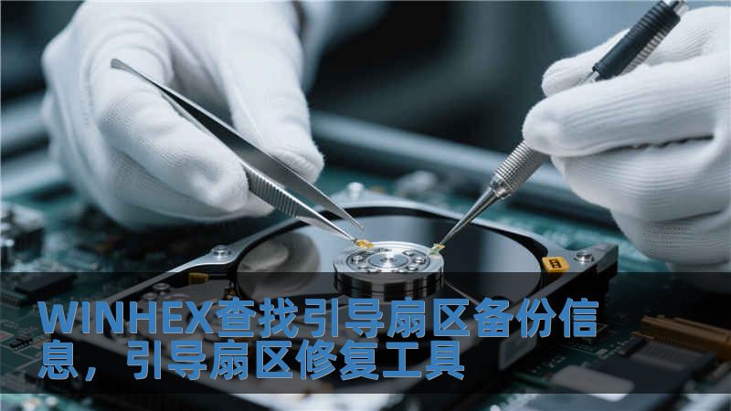 WINHEX查找引導(dǎo)扇區(qū)備份信息，引導(dǎo)扇區(qū)修復(fù)工具