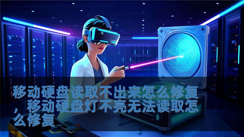 移動硬盤讀取不出來怎么修復，移動硬盤燈不亮無法讀取怎么修復