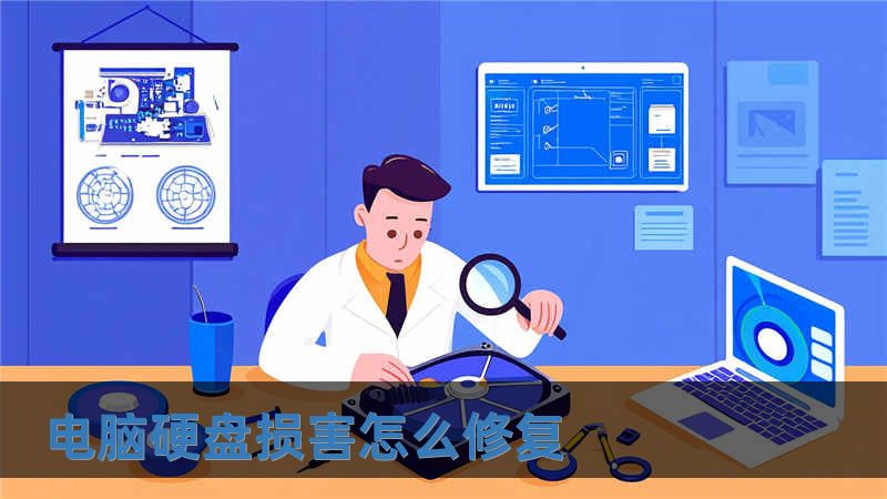 電腦硬盤損害怎么修復(fù)