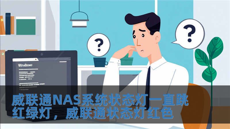 威聯(lián)通NAS系統(tǒng)狀態(tài)燈一直跳紅綠燈，威聯(lián)通狀態(tài)燈紅色