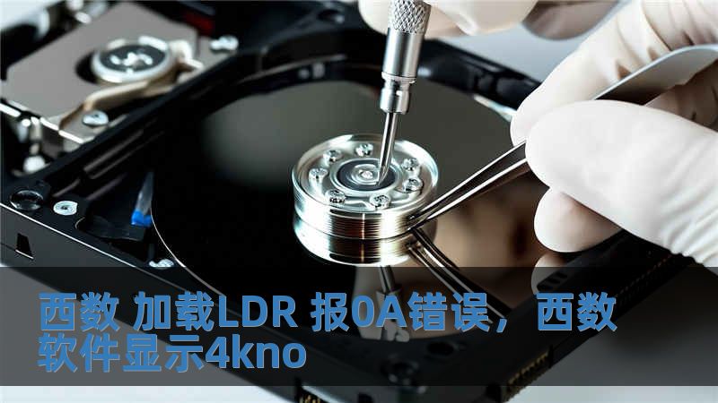 西數(shù) 加載LDR 報(bào)0A錯(cuò)誤，西數(shù)軟件顯示4kno