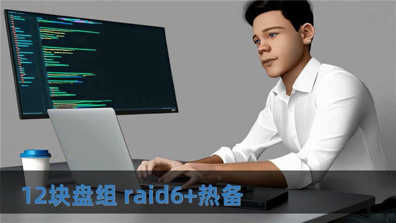 12塊盤(pán)組 raid6+熱備
