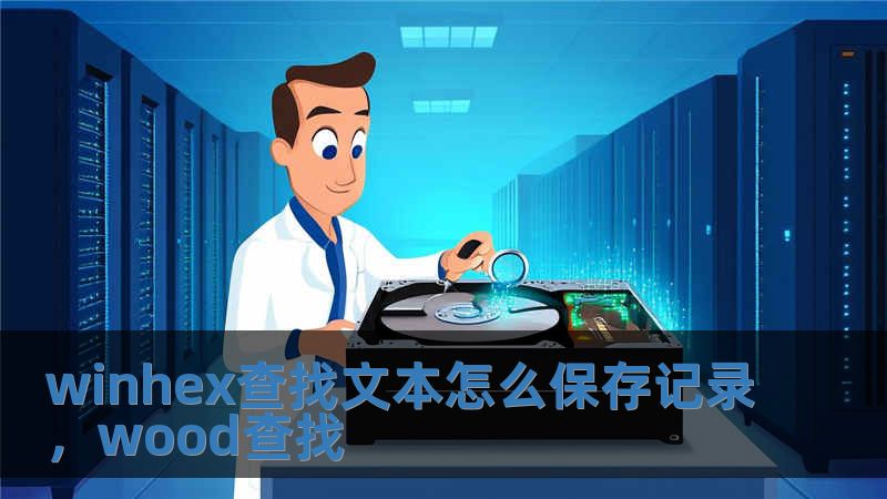 winhex查找文本怎么保存記錄，wood查找