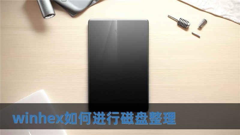 winhex如何進行磁盤整理