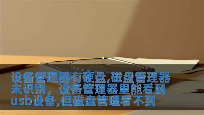 設(shè)備管理器有硬盤,磁盤管理器未識(shí)別，設(shè)備管理器里能看到usb設(shè)備,但磁盤管理看不到