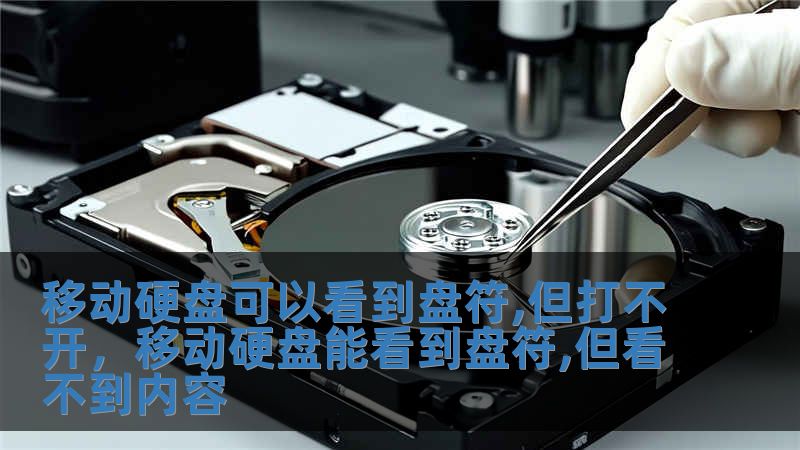 移動硬盤可以看到盤符,但打不開，移動硬盤能看到盤符,但看不到內容
