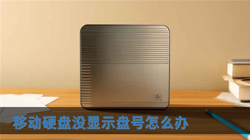 移動硬盤沒顯示盤號怎么辦