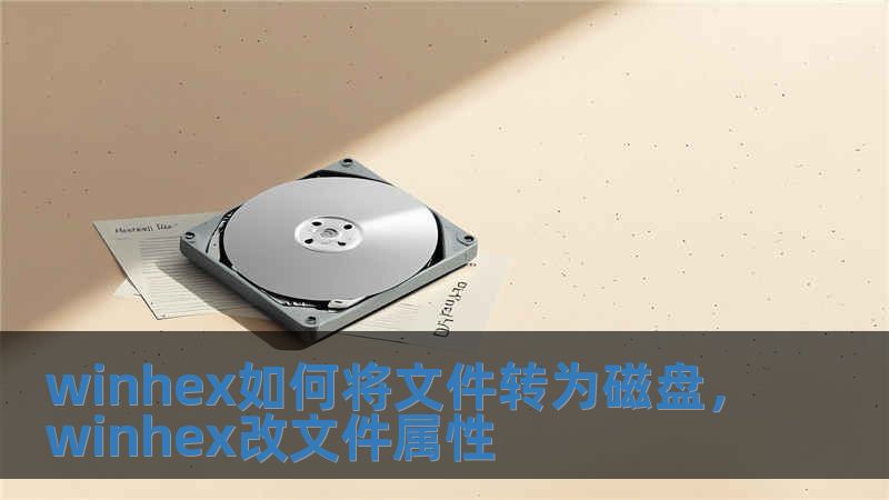 winhex如何將文件轉為磁盤，winhex改文件屬性