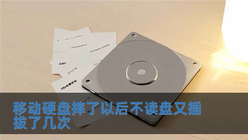 移動硬盤摔了以后不讀盤又插拔了幾次