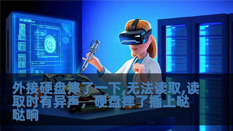 外接硬盤摔了一下,無法讀取,讀取時有異聲，硬盤摔了插上噠噠響