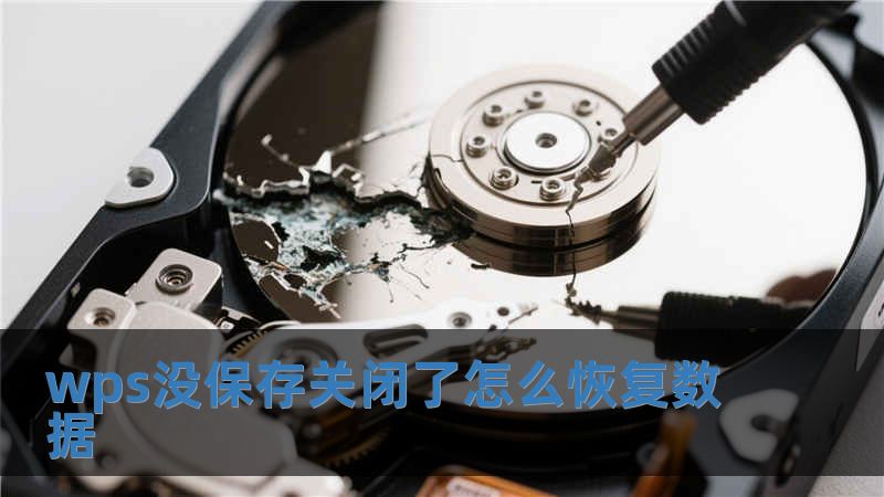 wps沒(méi)保存關(guān)閉了怎么恢復(fù)數(shù)據(jù)