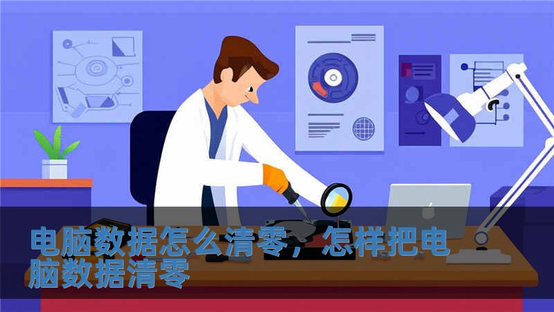 電腦數據怎么清零，怎樣把電腦數據清零