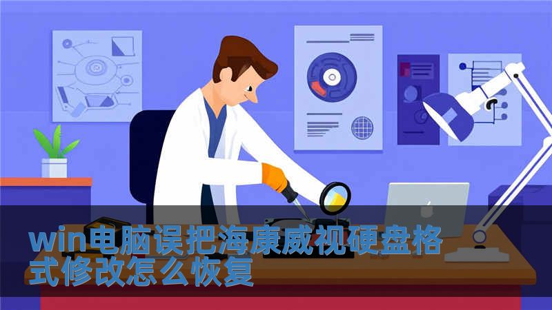 win電腦誤把海康威視硬盤格式修改怎么恢復(fù)