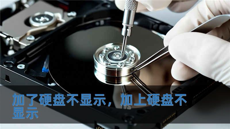 加了硬盤不顯示，加上硬盤不顯示
