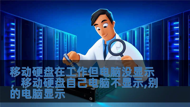 移動(dòng)硬盤(pán)在工作但電腦沒(méi)顯示，移動(dòng)硬盤(pán)自己電腦不顯示,別的電腦顯示