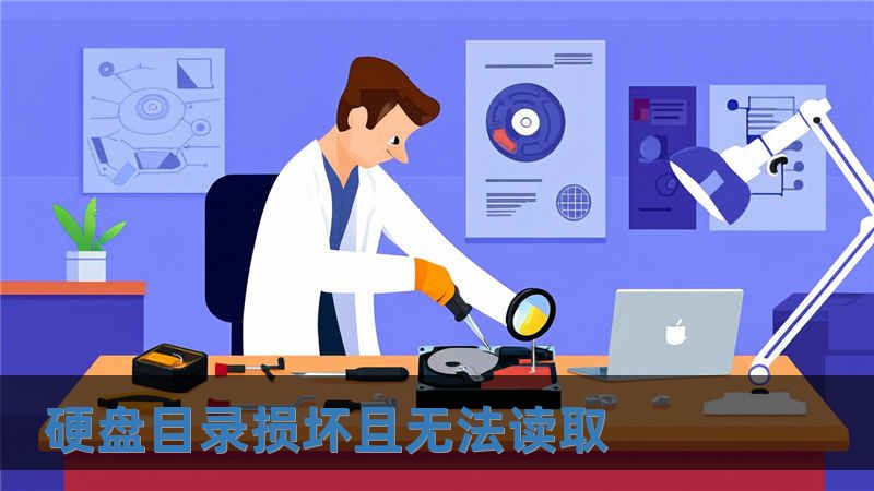 硬盤目錄損壞且無法讀取