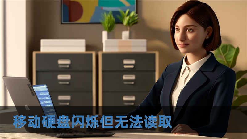 移動硬盤閃爍但無法讀取