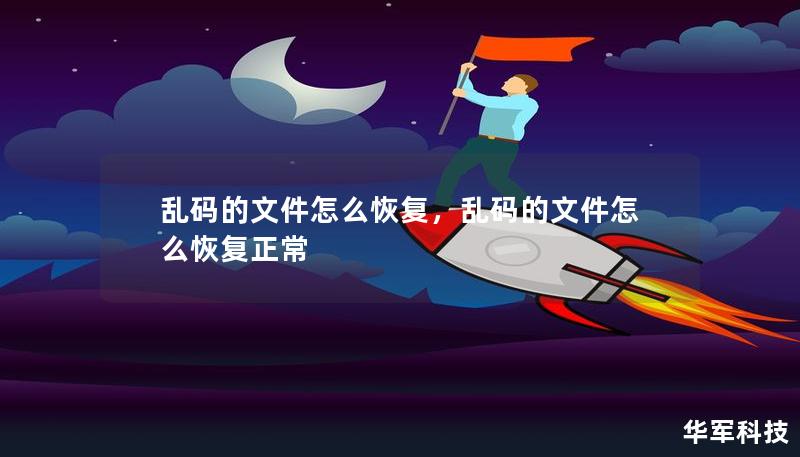 亂碼的文件怎么恢復，亂碼的文件怎么恢復正常